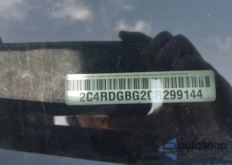 2012 Dodge Grand Caravan Se/Avp из США, поврежденный, VIN 2C4RDGBG2CR299144